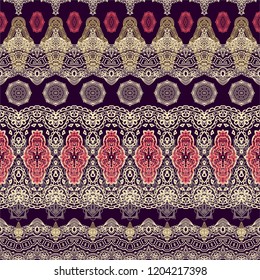 Ornamental laced vector texture, seamless ornament, oriental style