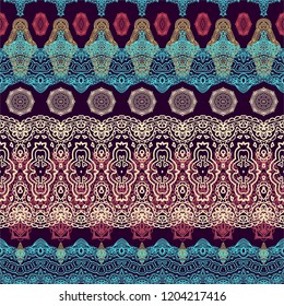 Ornamental laced vector texture, seamless ornament, oriental style