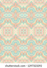 Ornamental laced vector texture, seamless ornament, oriental style