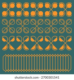 Interpretación de linterna ornamental en estilo Art Deco