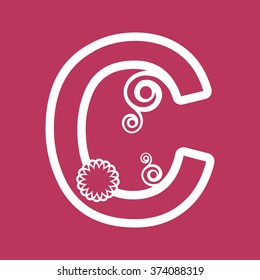 ornamental letter C