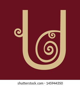 ornamental letter U