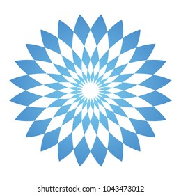 ornamental logo template. Vector geometric symbol