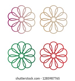 Ornamental Logo useful, editable. And printable Perfect for use in a wide range of new media templates: Web Marketing Agency, Social Media Services Showcase, Online Marketing Apps, and Web.