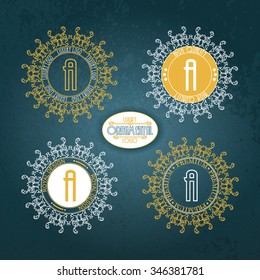 Ornamental logos collection 
