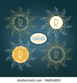 Ornamental logos collection