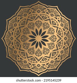 Ornamental luxury mandala pattern background design Islamic east style.