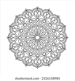 Patrón de mandala de lujo ornamental . Patrón circular en forma de mandala. Henna tatuajes mandala. Al estilo Mehndi. Patrón decorativo en estilo oriental.