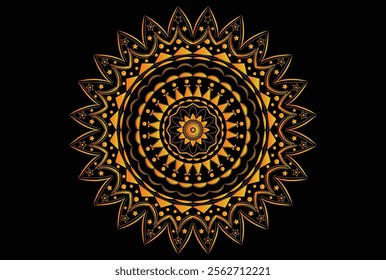 Ornamental luxury mandala pattern, Circular pattern in the form of a mandala. Henna tattoo, mandala. Mehndi style. 