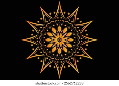 Ornamental luxury mandala pattern, Circular pattern in the form of a mandala. Henna tattoo, mandala. Mehndi style. 