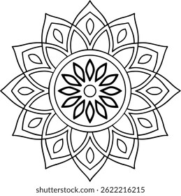Ornamental luxury mandala pattern design