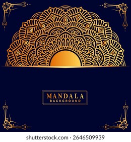 Ornamental luxury mandala pattern design