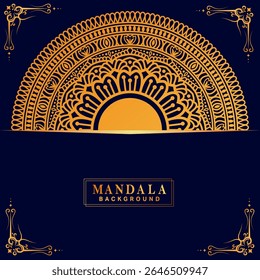 Ornamental luxury mandala pattern design