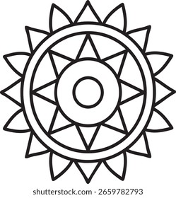 Diseño de patrón de mandala de lujo ornamental