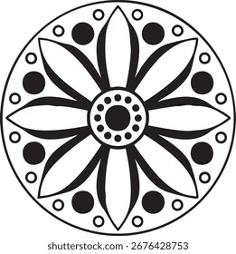 Diseño de patrón de mandala de lujo ornamental