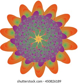 Ornamental mandala