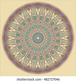Ornamental mandala