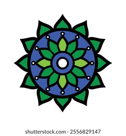 Ornamental Mandala Artworks On White Background