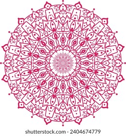 Ornamental Mandala Background Vector Design. decorative, Ornament, Art, henna, Indian Pattern.