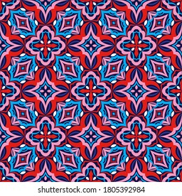 Ziermandala Design abstrakter Hintergrund. nahtloses Muster