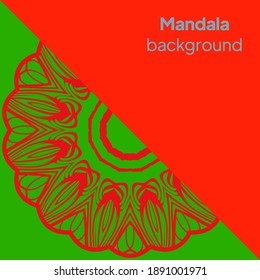 ornamental mandala design background. Oriental pattern, vector illustration. Islam, Arabic, Indian, moroccan,spain, turkish, pakistan, chinese, mystic, ottoman motifs.
