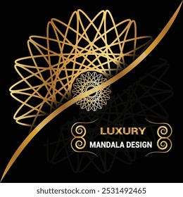 Diseño ornamental del mandala para colorear el fondo