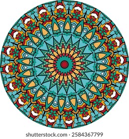 Ornamental Mandala Design with Ethnic and Bohemian Touch