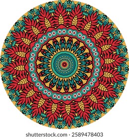 Ornamental Mandala Design Featuring Relaxation and Home Décor