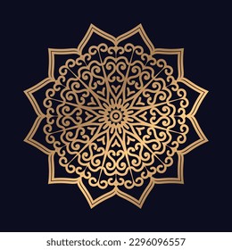 Ornamental mandala design illustrations background vector templat