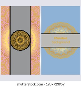 Ornamental mandala inspired ethnic art. Vector illustration.