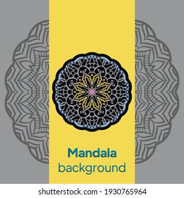 Ornamental mandala inspired ethnic art. Vector illustration.