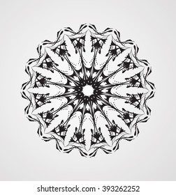 Ornamental Mandala. Tribal Mandala Indian 