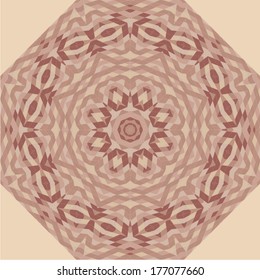 Ornamental mandala. Vector illustration.