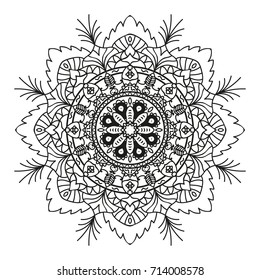 Ornamental mandala. Vector Illustration