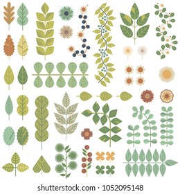 Ornamental modern vector with abstract form, geometry shapes, dot, flowers. Cute print in scandinavian style.The image is made in the style of hand-made. It is good minimal pattern for textile style.