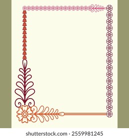 ornamental monogram frames decorative vector art