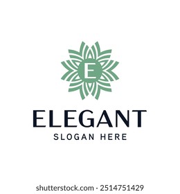 Ornamental Monogram Logo for Artistic and Refined Brands