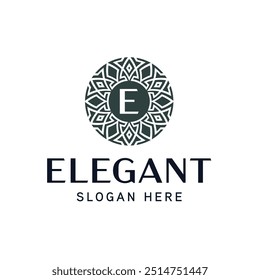 Ornamental Monogram Logo for Artistic and Refined Brands