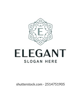 Ornamental Monogram Logo for Artistic and Refined Brands