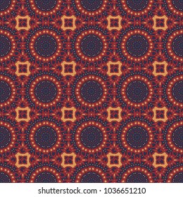 Ornamental motifs of the Indian fabric patterns. Paisley floral oriental ethnic seamless pattern. Vector Arabic ornament in gray, red and magenta colors.