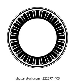 Ornamental Motifs Pattern Circle-Shaped for Decoration, Motifs Pattern, Ornate, Background, Website or Graphic Design Element. Vector Illustration