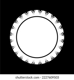 Ornamental Motifs Pattern Circle-Shaped for Decoration, Motifs Pattern, Ornate, Background, Website or Graphic Design Element. Vector Illustration