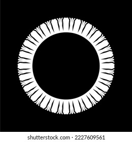 Ornamental Motifs Pattern Circle-Shaped for Decoration, Motifs Pattern, Ornate, Background, Website or Graphic Design Element. Vector Illustration