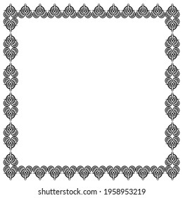 Ornamental Motifs Pattern. Decoration for Interior, Exterior, Carpet, Textile, Garment, Cloth, Silk, Tile, Plastic, Paper, Wrapping, Wallpaper, Pillow, Sofa, Background, Ect. Vector Illustration 