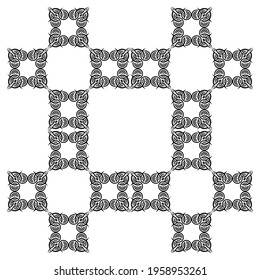 Ornamental Motifs Pattern. Decoration for Interior, Exterior, Carpet, Textile, Garment, Cloth, Silk, Tile, Plastic, Paper, Wrapping, Wallpaper, Pillow, Sofa, Background, Ect. Vector Illustration 