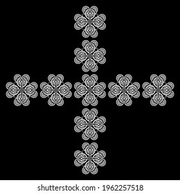 Ornamental Motifs Pattern. Decoration for Interior, Exterior, Carpet, Textile, Garment, Cloth, Silk, Tile, Plastic, Paper, Wrapping, Wallpaper, Pillow, Sofa, Background, Ect. Vector Illustration