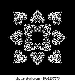 Ornamental Motifs Pattern. Decoration for Interior, Exterior, Carpet, Textile, Garment, Cloth, Silk, Tile, Plastic, Paper, Wrapping, Wallpaper, Pillow, Sofa, Background, Ect. Vector Illustration