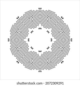 Ornamental Motifs Pattern. Decoration for Interior, Exterior, Carpet, Textile, Garment, Cloth, Silk, Tile, Plastic, Paper, Wrapping, Wallpaper, Pillow, Sofa, Background, Ect. Vector Illustration