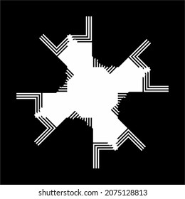 Ornamental Motifs Pattern. Decoration for Interior, Exterior, Carpet, Textile, Garment, Cloth, Silk, Tile, Plastic, Paper, Wrapping, Wallpaper, Pillow, Sofa, Background, Ect. Vector Illustration