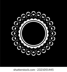 Ornamental Motive Pattern, Artistic Circle-Shaped, Modern Contemporary Mandala, for Decoration, Background, Decoration or Graphic Design Element. Vector Illustration